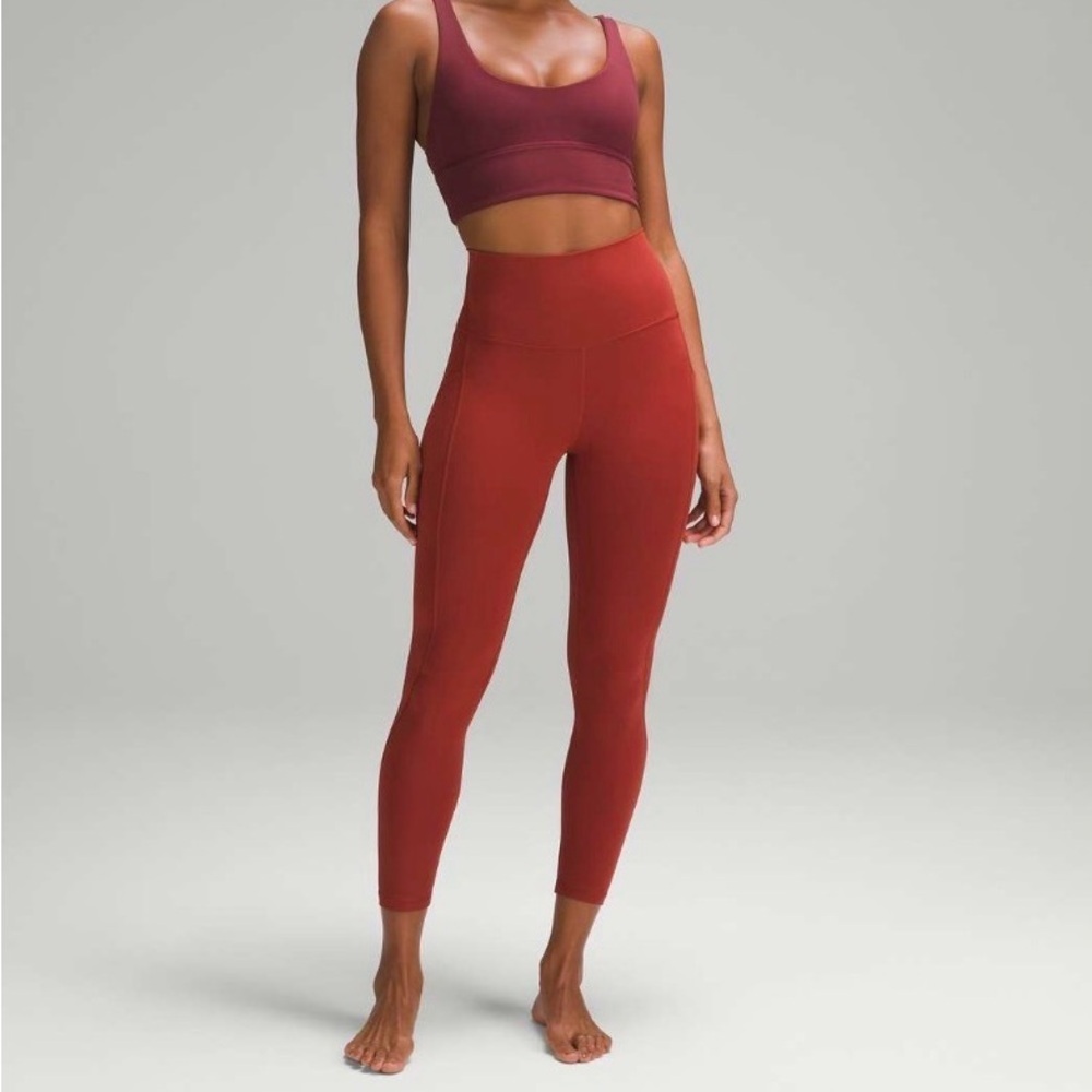 Lululemon sz 6 Align High-Rise Pant with Pockets 25" Terra Orange